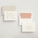 "Love is Blooming" - Bridal Shower Invitations in Petal by Jennifer Postorino - Assembled