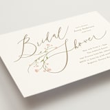 "Love is Blooming" - Bridal Shower Invitations in Petal by Jennifer Postorino - Detail