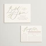 "Love is Blooming" - Bridal Shower Invitations in Petal by Jennifer Postorino - Matching Enclosure Card