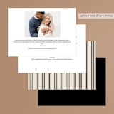 "Mr. & Mrs." - Bridal Shower Invitations in Buttercream by Robert and Stella - Back of Card Options