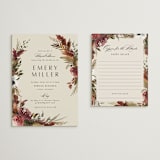 "poetique" - Bridal Shower Invitations in Autumn by Kate Ahn - Matching Enclosure Card