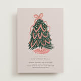 "merry christmas tree" - Bridal Shower Invitations in Peony by Lori Wemple - Front