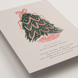 "merry christmas tree" - Bridal Shower Invitations in Peony by Lori Wemple - Detail