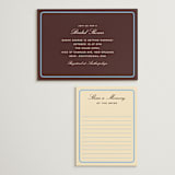 "Aperitif" - Bridal Shower Invitations in Fig by Megan Davis - Matching Enclosure Card