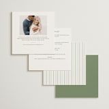 "Chic Script" - Bridal Shower Invitations in Garden by Kelly Schmidt - Back of Card Options