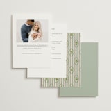 "Scripted" - Bridal Shower Invitations in Emerald by Creo Study - Back of Card Options