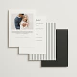 "Timeless Together" - Bridal Shower Invitations in Tuxedo by Carolyn MacLaren - Back of Card Options