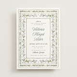 "Vintage Sketched" - Bridal Shower Invitations in Wisteria by Jenna Holcomb - Front