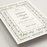 "Vintage Sketched" - Bridal Shower Invitations in Wisteria by Jenna Holcomb - Detail