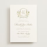 "Avalon" - Bridal Shower Invitations in Chiffon by Everett Paper Goods - Front