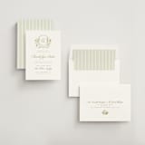 "Avalon" - Bridal Shower Invitations in Chiffon by Everett Paper Goods - Assembled