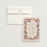 "Cherry Tomatoes" - Bridal Shower Invitations in Tomato by Katharine Watson - Invitation with Envelope