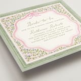 "Bride to Be" - Bridal Shower Invitations in Garden Glory by Creo Study - Detail