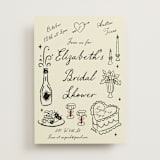 "Vintage Lovers" - Bridal Shower Invitations in Champagne by Helena Vitto - Front