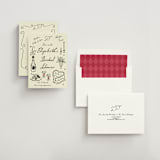 "Vintage Lovers" - Bridal Shower Invitations in Champagne by Helena Vitto - Assembled