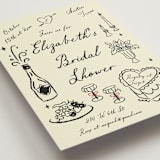 "Vintage Lovers" - Bridal Shower Invitations in Champagne by Helena Vitto - Detail