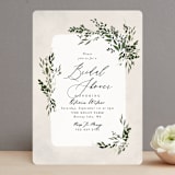 "Greenery" - Bridal Shower Invitations in Forest by Itsy Belle Studio - Front