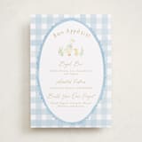 "Vintage goose" - Baby Shower Bar Signs in Sky by Creo Study - Front
