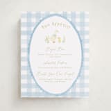 "Vintage goose" - Baby Shower Bar Signs in Sky by Creo Study - Front