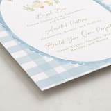 "Vintage goose" - Baby Shower Bar Signs in Sky by Creo Study - Detail