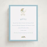"Pram" - Baby Shower Bar Signs in Sky by Sarah Knight - Front