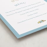 "Pram" - Baby Shower Bar Signs in Sky by Sarah Knight - Detail