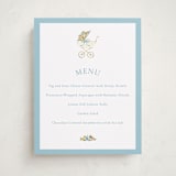 "Pram" - Baby Shower Bar Signs in Sky by Sarah Knight - Front