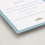 "Pram" - Baby Shower Bar Signs in Sky by Sarah Knight - Detail