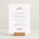 "Timeless Blooms" - Baby Shower Bar Signs in Peony by Susan Moyal - In Use