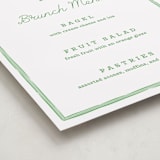 "Polka Dot Frame" - Baby Shower Bar Signs in Strawberry by Erin German - Detail