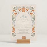 "Pumpkins + Bows" - Baby Shower Bar Signs in Cornflower by Laura Hankins - In Use