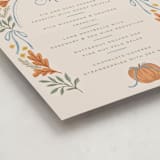 "Pumpkins + Bows" - Baby Shower Bar Signs in Cornflower by Laura Hankins - Detail