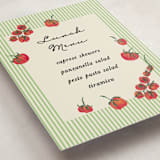 "Petit Pomodoro" - Baby Shower Bar Signs in Lime by Jackie Crawford - Detail