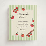 "Petit Pomodoro" - Baby Shower Bar Signs in Lime by Jackie Crawford - Front