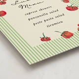 "Petit Pomodoro" - Baby Shower Bar Signs in Lime by Jackie Crawford - Detail