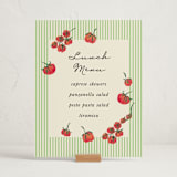 "Petit Pomodoro" - Baby Shower Bar Signs in Lime by Jackie Crawford - In Use