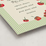 "Petit Pomodoro" - Baby Shower Bar Signs in Lime by Jackie Crawford - Detail