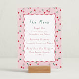 "Cherry Sweet" - Baby Shower Bar Signs in Cherry Pie by Erin German - In Use