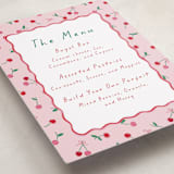 "Cherry Sweet" - Baby Shower Bar Signs in Cherry Pie by Erin German - Detail