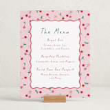 "Cherry Sweet" - Baby Shower Bar Signs in Cherry Pie by Erin German - In Use