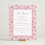 "Cherry Sweet" - Baby Shower Bar Signs in Cherry Pie by Erin German - In Use