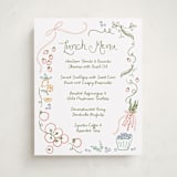 "Locally Grown Sketch" - Baby Shower Bar Signs in Meadow by Jenna Holcomb - Front