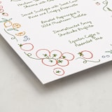 "Locally Grown Sketch" - Baby Shower Bar Signs in Meadow by Jenna Holcomb - Detail
