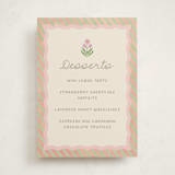 "Botanical maximalism" - Baby Shower Bar Signs in Poppy by Creo Study - Front