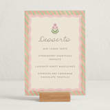 "Botanical maximalism" - Baby Shower Bar Signs in Poppy by Creo Study - In Use