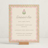 "Botanical maximalism" - Baby Shower Bar Signs in Poppy by Creo Study - In Use