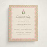 "Botanical maximalism" - Baby Shower Bar Signs in Poppy by Creo Study - Front