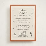 "El Ranchero" - Baby Shower Bar Signs in Rust by Ani Somi - Front
