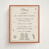 "El Ranchero" - Baby Shower Bar Signs in Rust by Ani Somi - Front