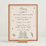 "El Ranchero" - Baby Shower Bar Signs in Rust by Ani Somi - In Use